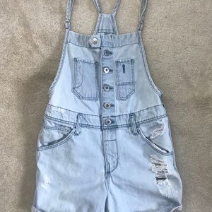 overall shorts
